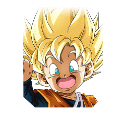 Curiosity-Filled Struggle Super Saiyan Goten (Kid)
