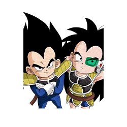 Daring Planetary Invasion Vegeta (Kid) & Raditz (Kid)