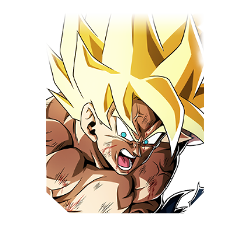 Strike of Full Anger Super Saiyan Goku