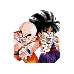 Swift Attacks in Sync Krillin & Gohan (Kid)