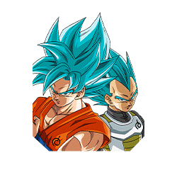 Divine Combat Begins Super Saiyan God SS Goku/
Super Saiyan God SS Vegeta