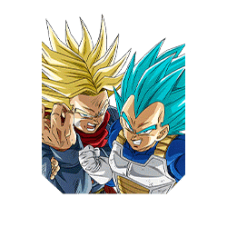 Proud Saiyan Lineage Super Saiyan God SS Vegeta &
Super Saiyan Trunks (Future)