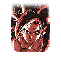 Blazing Crimson Power-Up Super Full Power Saiyan 4 Limit Breaker Goku (Xeno)