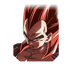 Flaring Crimson Power-Up Super Full Power Saiyan 4 Limit Breaker Vegeta (Xeno)