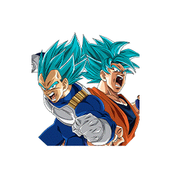 Beyond Boundless Power Super Saiyan God SS Goku (Kaioken) & Super Saiyan God  SS Evolved Vegeta