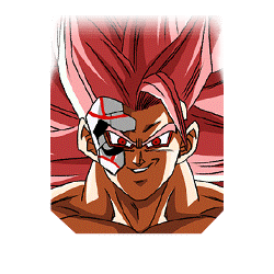 Evolved Immortal Body Crimson Masked Saiyan (Super Saiyan Rosé Full Power)